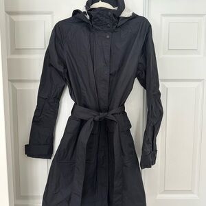 Patagonia Women's Black Hooded Trench Coat